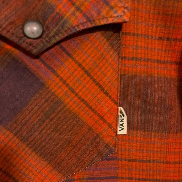 VANS Mens Large L Button-up shirt size XL - Picture 9 of 9